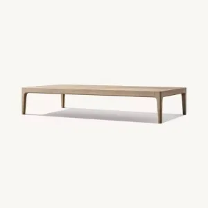 Modern Teak Wood Fabric Outdoor Garden Sofa Set with Quick-Dry Cushions-Eco-Friendly Waterproof Rust-Proof Durable