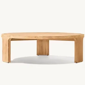 New Design Eco-Friendly Waterproof Sunneda Luxury Contemporary Vigo Collection Outdoor Furniture Solid Teak Coffee Table
