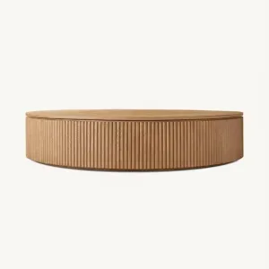 Outdoor Contemporary Vigo Collection Solid Teak Durable Rust-Proof Eco-Friendly Waterproof Coffee Table