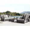Courtyard Sun proof Garden Outdoor Furniture Outdoor Aluminum Alloy Balcony Sofa