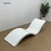 Outdoor fiberglass with seat cushion Lounge Chair Balcony Pool Bed Portable Metal Recliner fiberglass Patio lounge