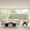 Quick-Dry Sponge Modern Hotel Villa Courtyard Garden Outdoor Furniture Teak Wood Fabric Eco-Friendly Waterproof Rust-Proof