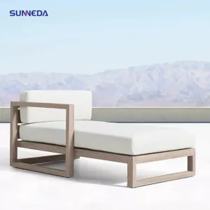 Sofa Set Garden Teak Outdoor Furniture Wood Patio Outdoor Couch Sectional Teak Luxury Garden Sofa Set