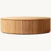 Waterproof Luxury Contemporary Eco-Friendly Durable Vigo Collection Outdoor Furniture Solid Teak Coffee Table