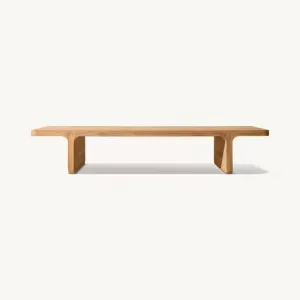 Waterproof New Design Eco-Friendly Sunneda Luxury Contemporary Vigo Collection Outdoor Furniture Solid Teak Coffee Table Model