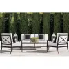 Waterproof Rust Proof Outdoor Sofa Set Aluminum Alloy Garden Furniture for Courtyard Balcony Hotel Villa