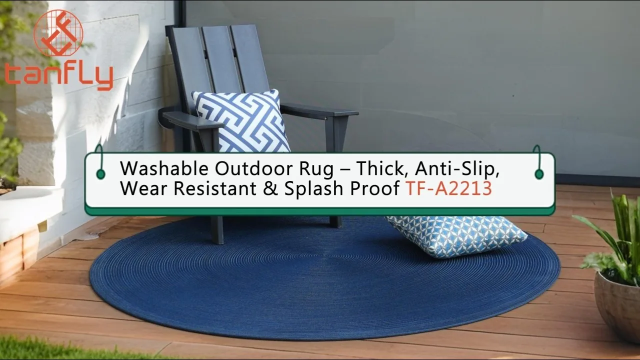 Wasbaar buitenkleed - Dik, antislip, slijtvast en spatwaterdicht TF-A2213