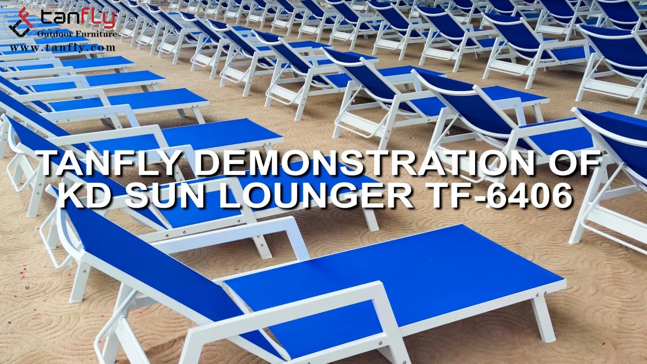 TANFLY DEMONSTRATIE VAN KD SUN LOUNGER TF-6406