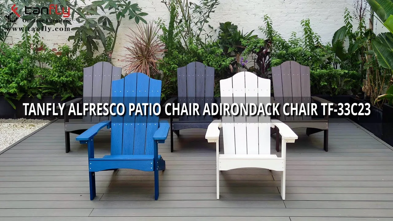 TANFLY ALFRESCO PATIO CHAIR ADIRONDACK CHAIR TF-33C23