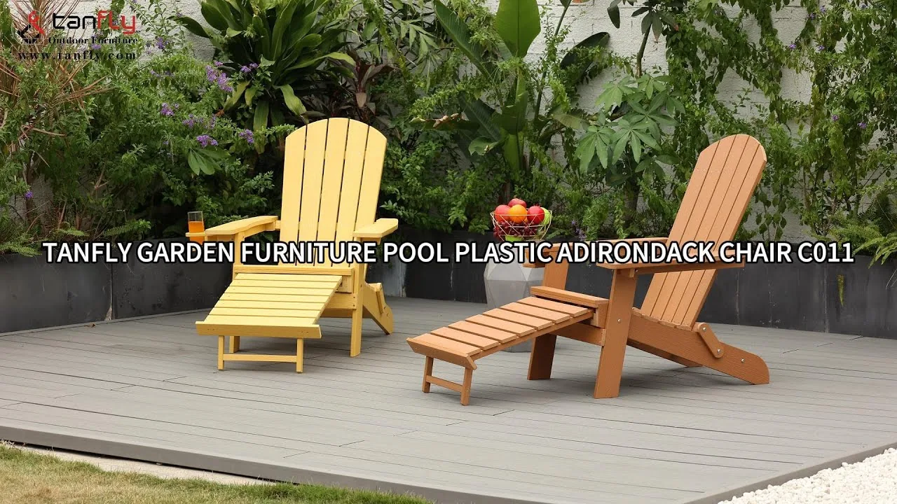 Tanfly Tuinmeubelen Zwembad Kunststof Adirondack Stoel C011