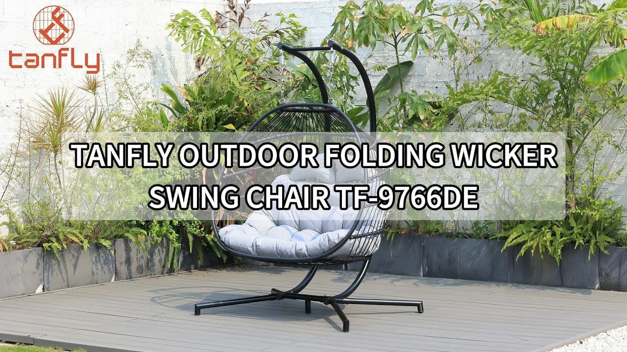 Tanfly Alfresco Wicker Rope Hanging Chair TF-9766DE