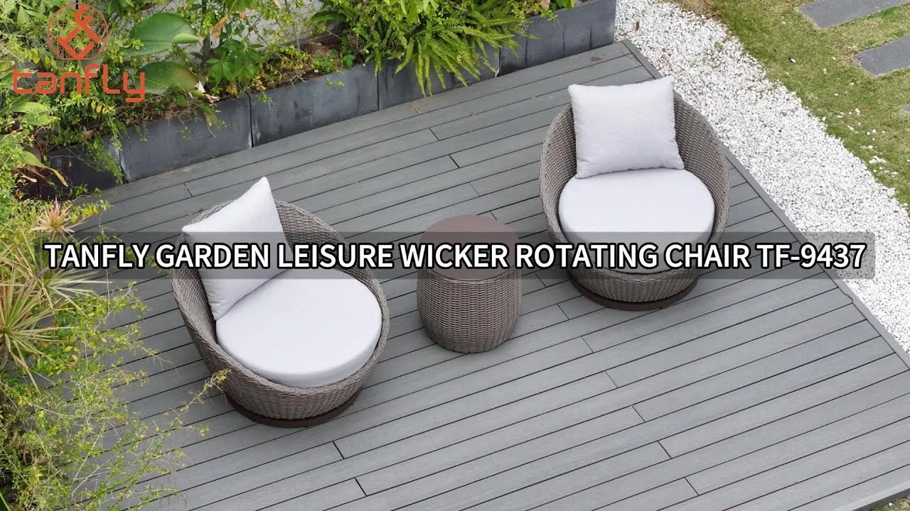 Tanfly Garden Leisure Wicker Draaibare Stoel TF-9437