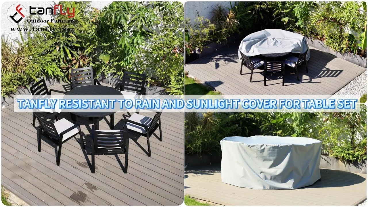 Funda Tanfly resistente a la lluvia y la luz solar para juego de mesa
