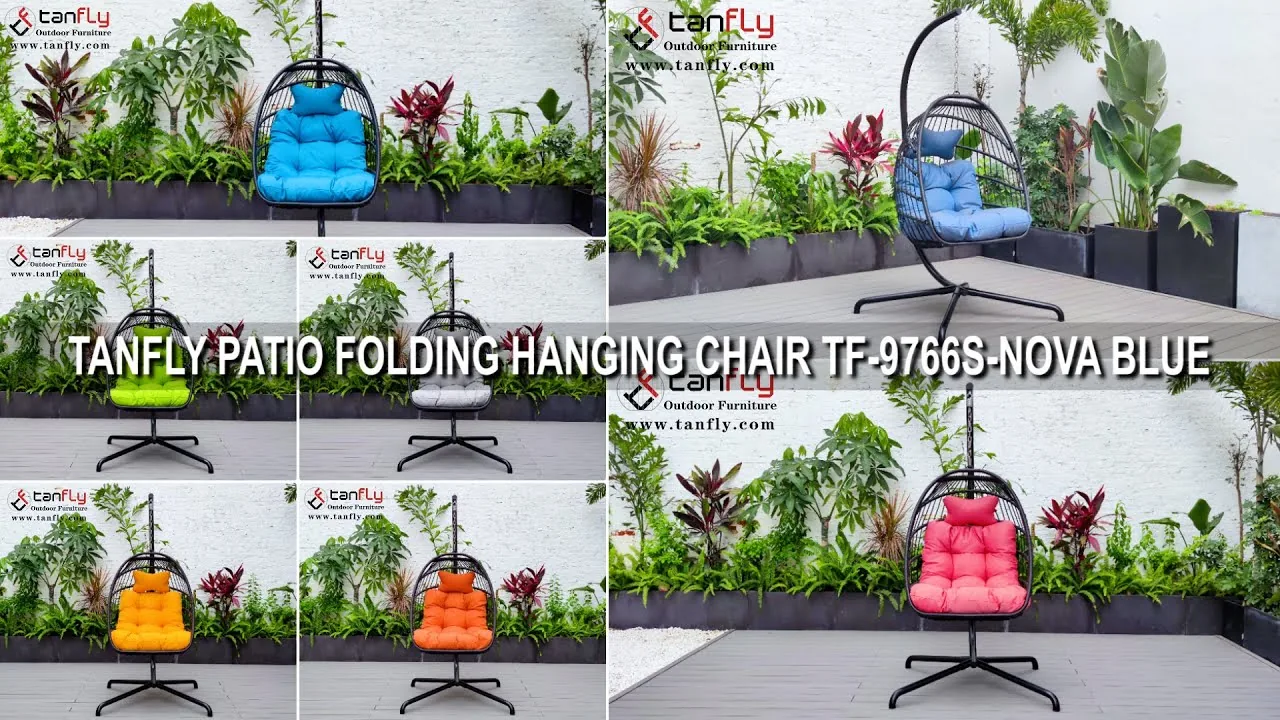 SEDIA PATIO PIEGHEVOLE TANFLY TF 9766S NOVA BLU