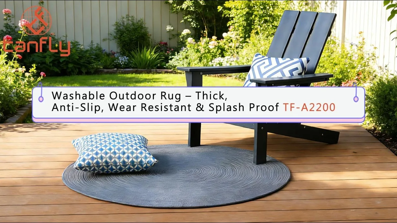 Wasbaar buitenkleed - Dik, antislip, slijtvast en spatwaterdicht TF-A2200