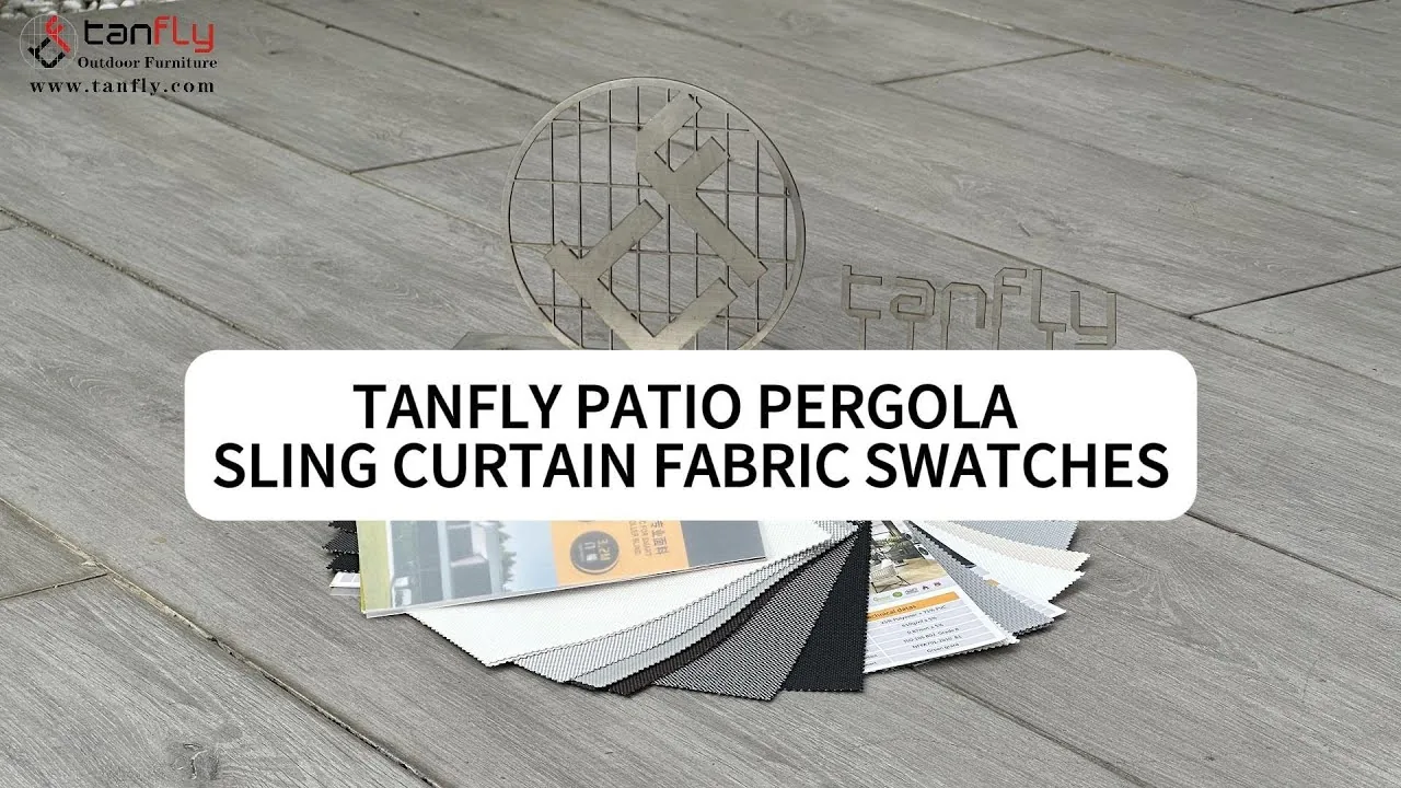 Tanfly Patio Pergola Sling Gordijn Stofstalen