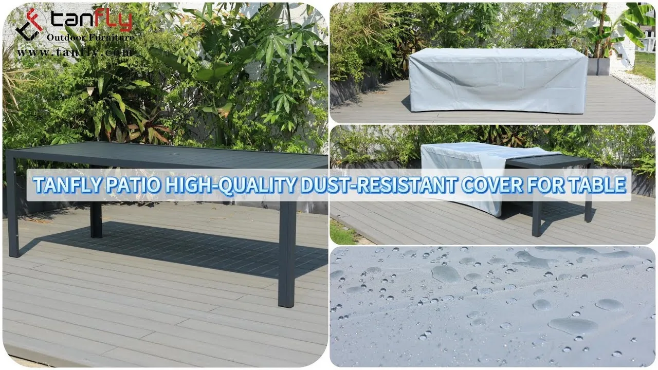 Tanfly Patio Hoogwaardige stofwerende hoes voor tafel