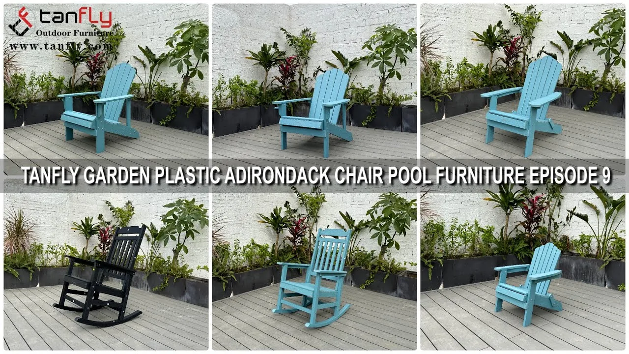 TANFLY GARDEN PLASTIC ADIRONDACK CHAIR POOL FURNITURE EPISODE 9