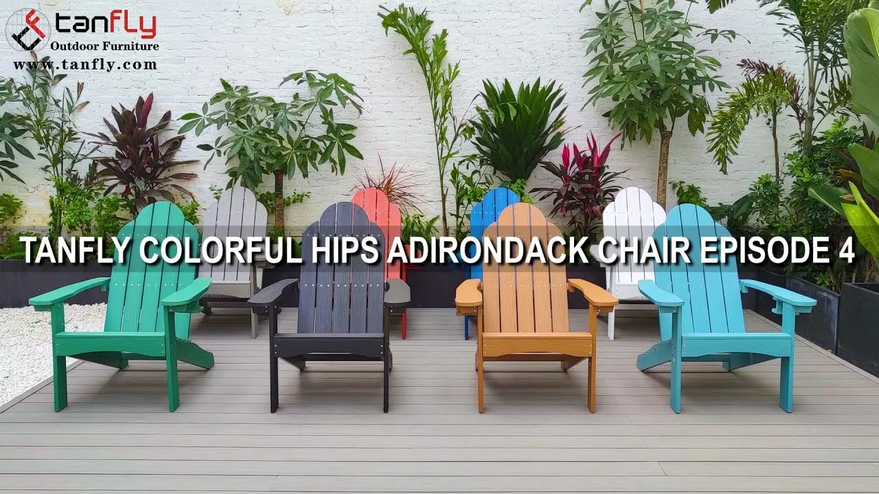 TANFLY BUNTE HÜFTEN ADIRONDACK CHAIR EPISODE-4