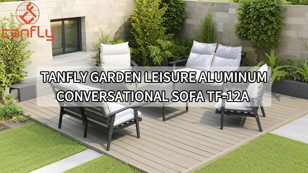 Tanfly Garden Leisure Aluminium Conversatiebank TF-12A