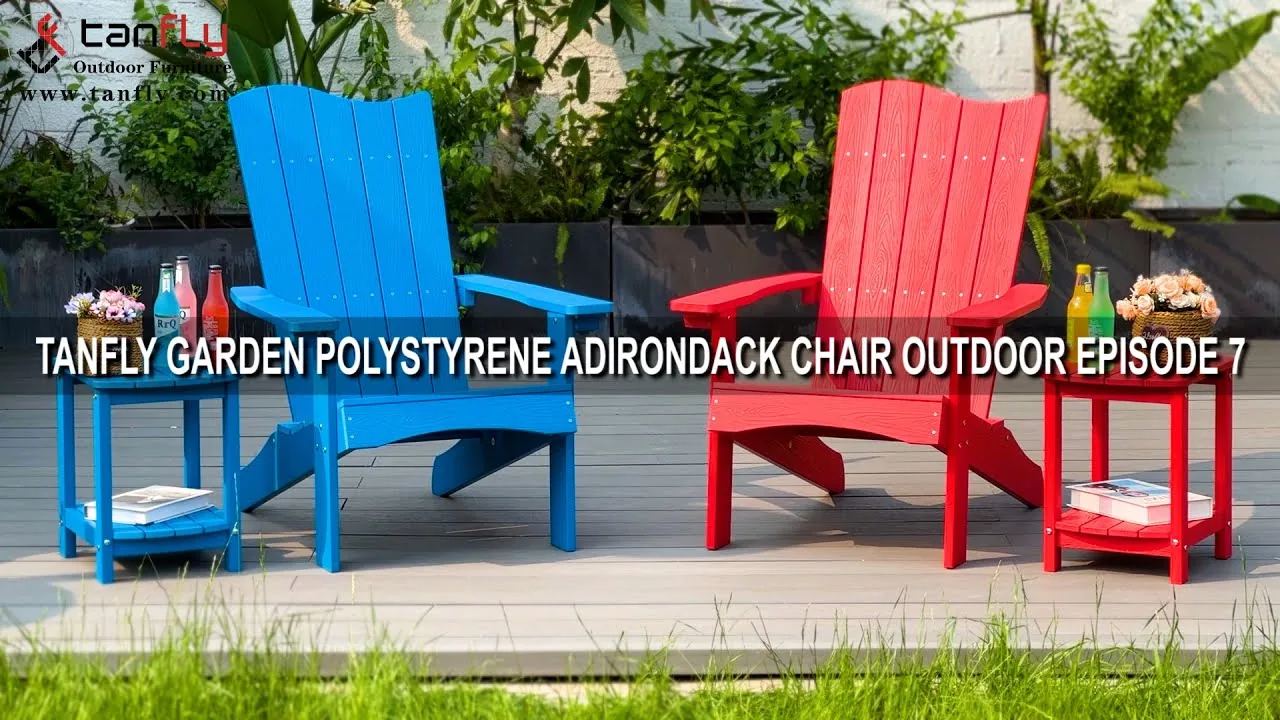 TANFLY GARDEN POLYSTYRENE ADIRONDACK CHAIR OUTDOOR EPISODE 7