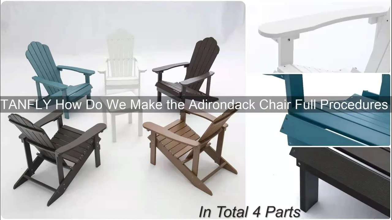TANFLY كيف نجعل كرسي Adirondack الإجراءات الكاملة