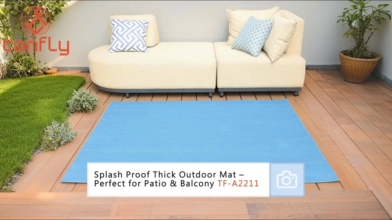 Spatwaterdichte, dikke buitenmat - perfect voor terras en balkon TF-A2211