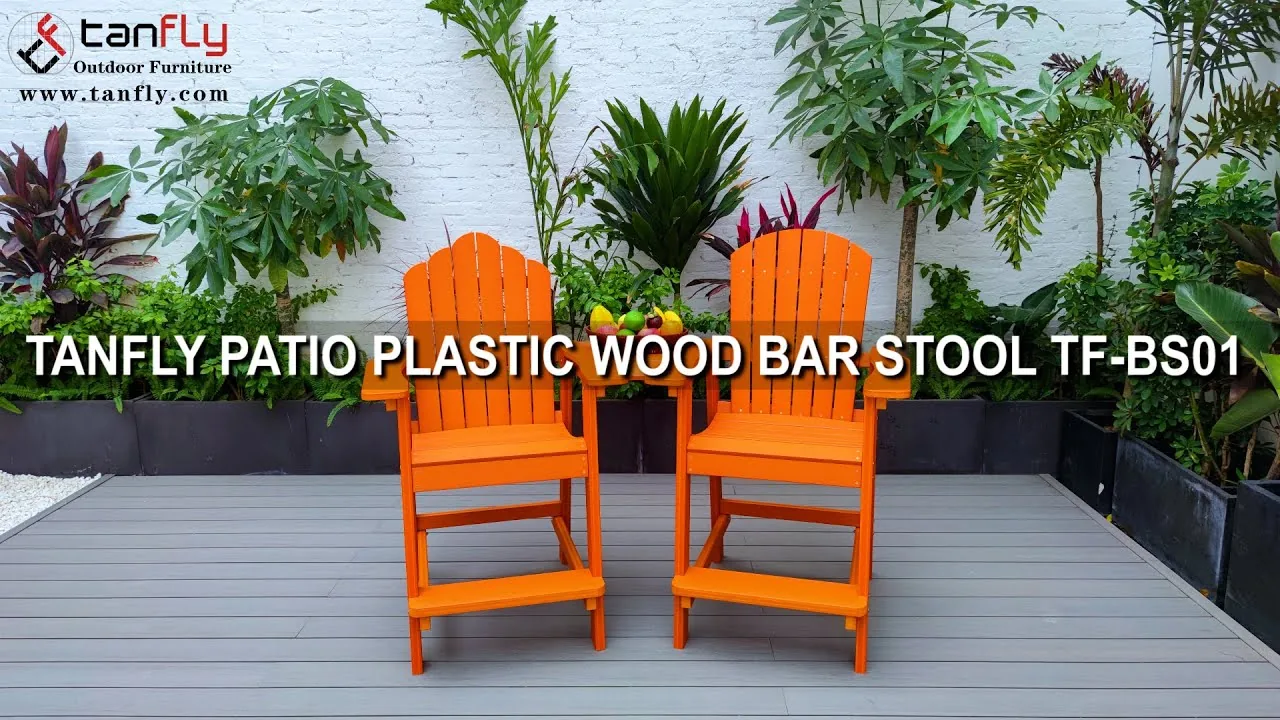 TANFLY PATIO BARHOCKER AUS KUNSTSTOFFHOLZ TF-BS01