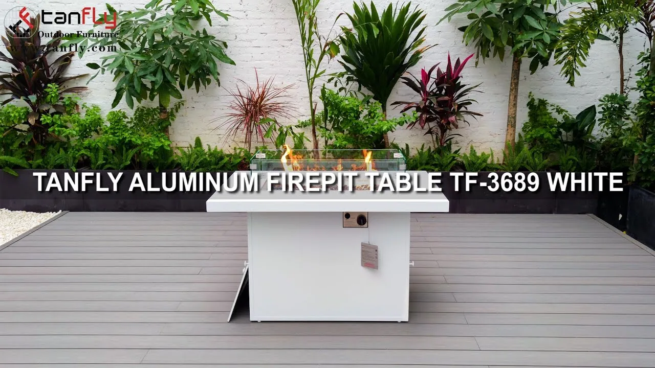 TANFLY 鋁製壁爐桌 TF-3689 白色