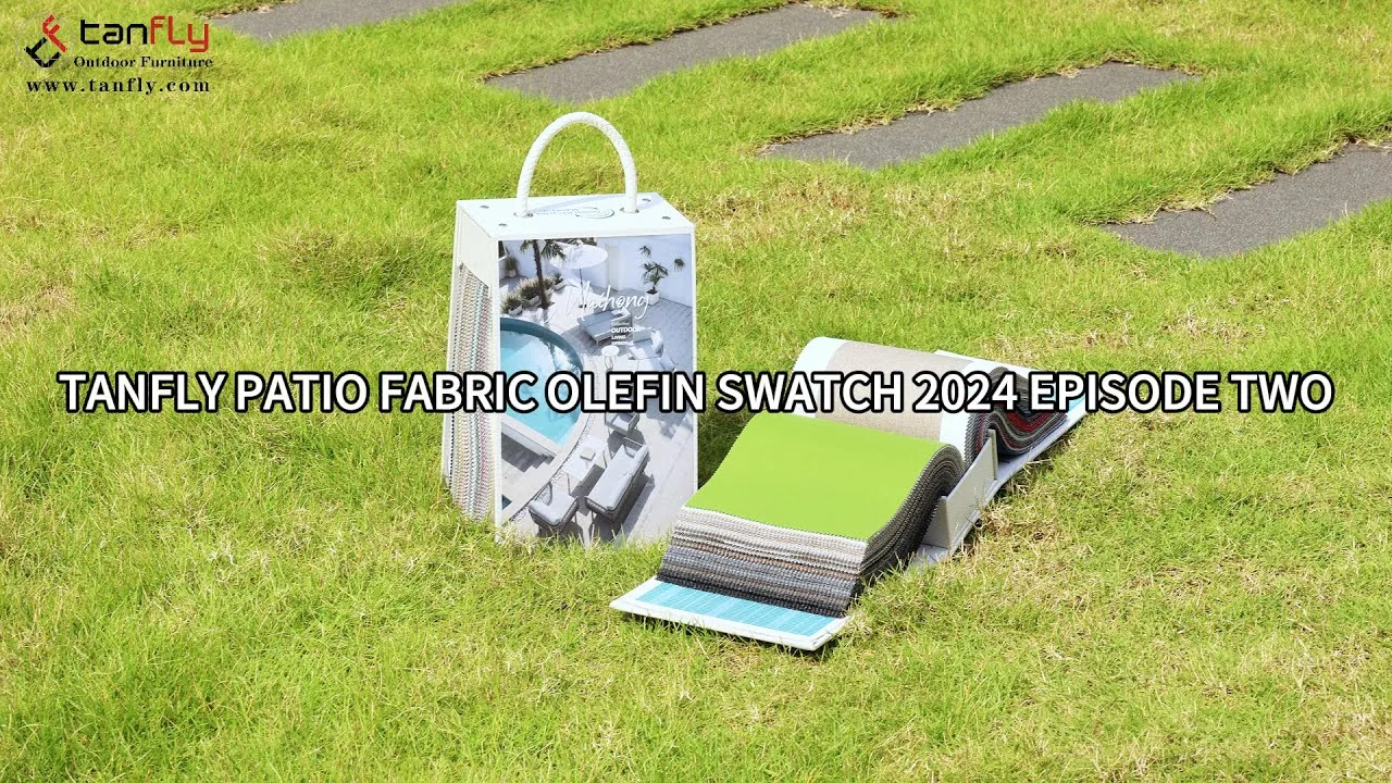 Tanfly terrasstof Olefin Swatch 2024 aflevering twee