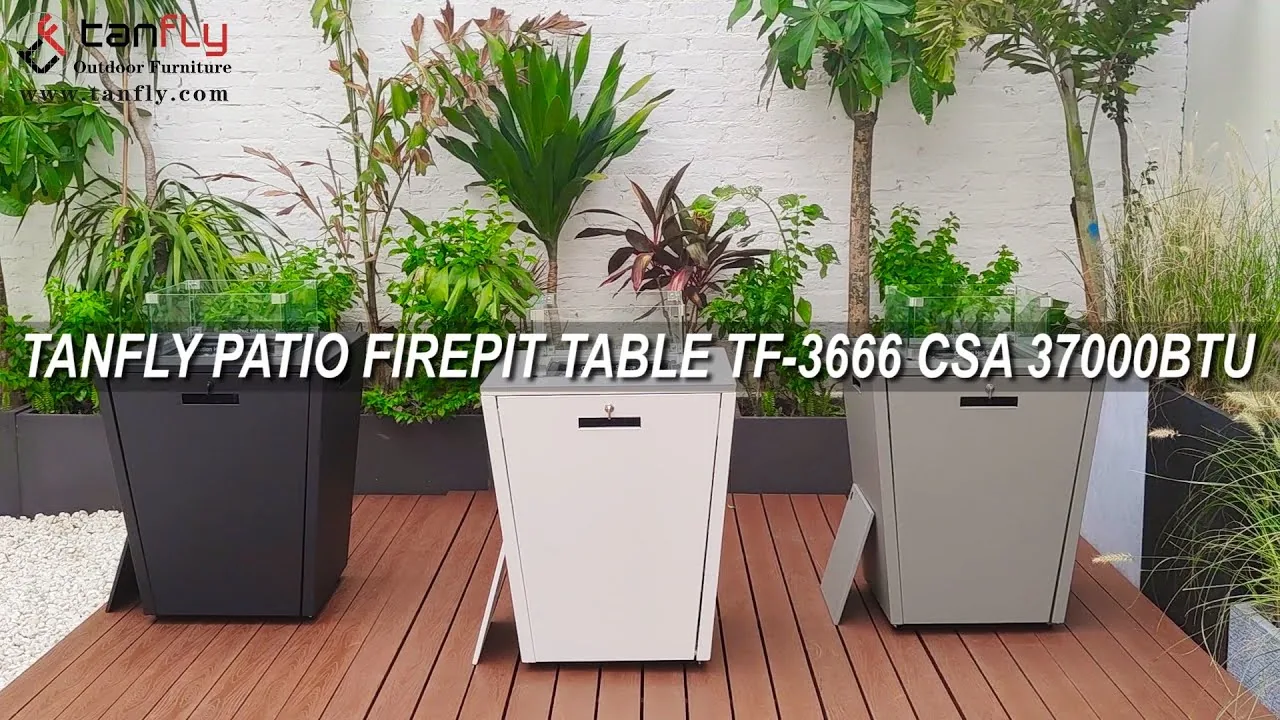 TANFLY 露台壁爐桌 TF-3666 CSA 37000BTU