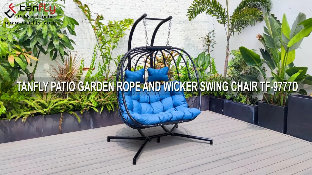 SEDIA DA GIARDINO TANFLY PATIO IN CORDA E VIMINI TF-9777D