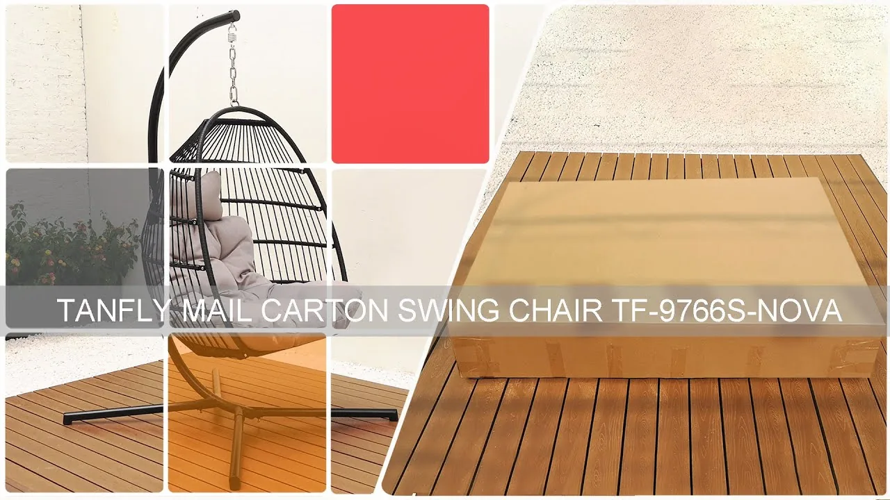 TANFLY PATIO SWING CHAIR HAMMOCK ONE CARTON #TF-9766S-NOVA