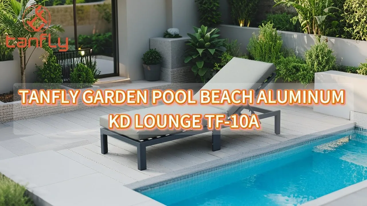 Tanfly Garden Pool Beach Aluminum Kd Lounge TF-10A