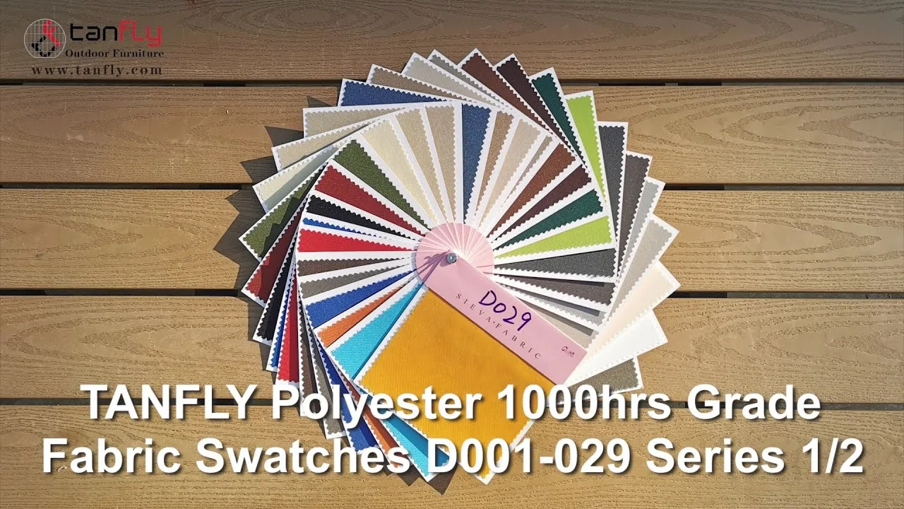 TANFLY Polyester 1000 uur kwaliteit stofstalen D001-029 Serie 1/2