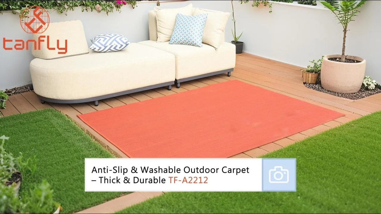 Antislip en wasbaar buitentapijt - Dik en duurzaam TF-A2212