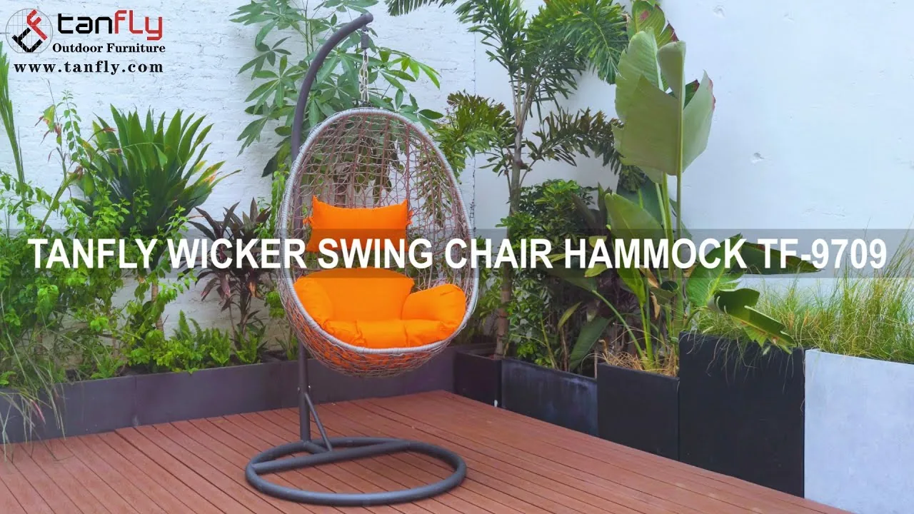 TANFLY WICKER SCHOMMELSTOEL HANGMAT TF-9709