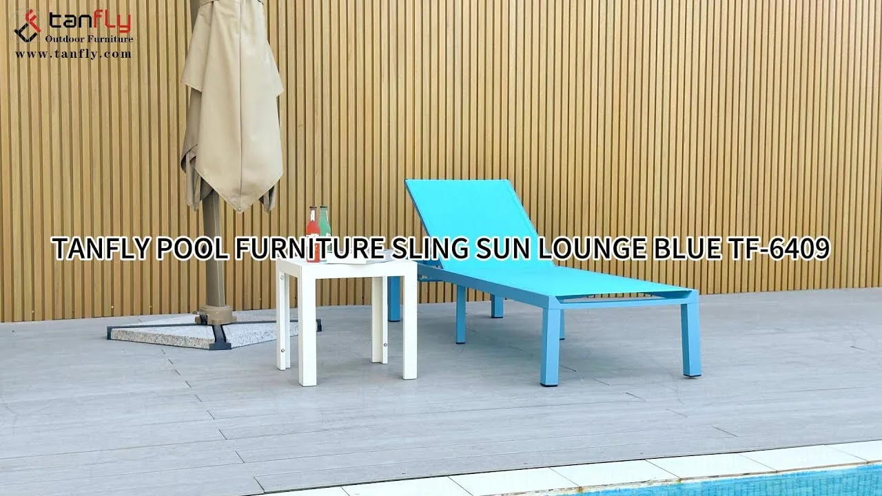 TANFLY PISCINA MOBILI SLING SUN LOUNGE BLU TF-6409