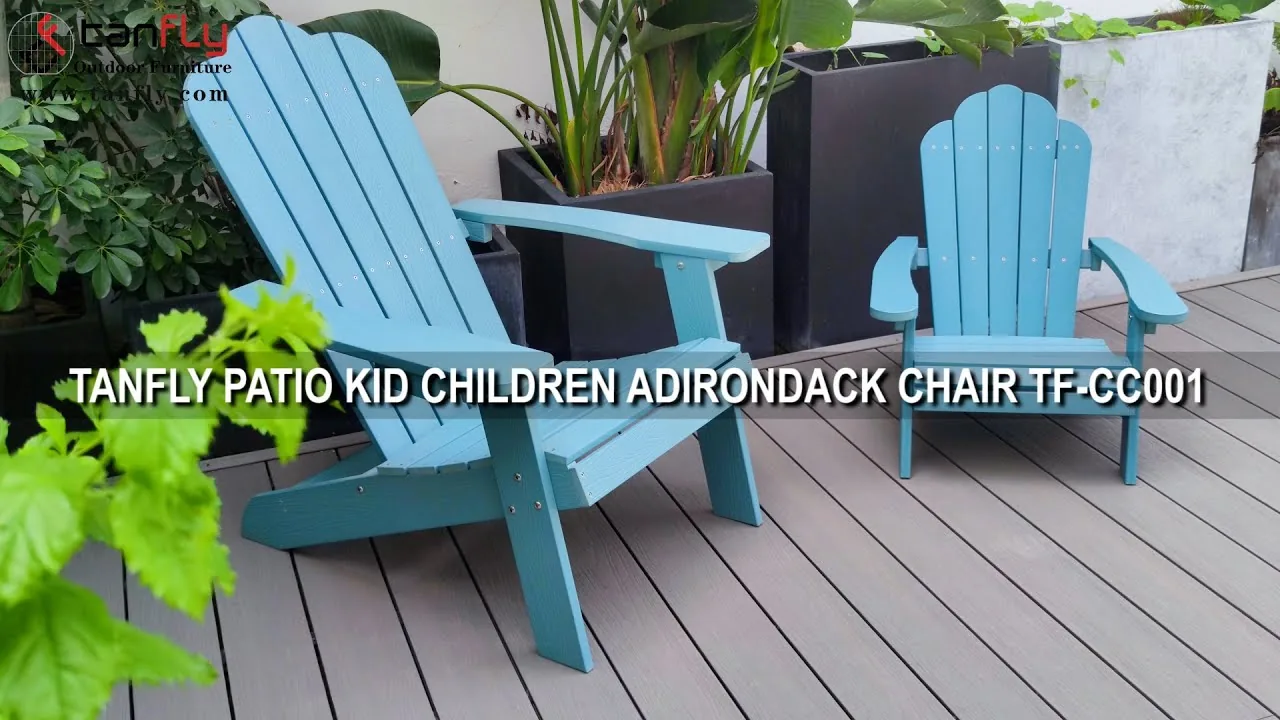 TANFLY PATIO KID CHILDREN ADIRONDACK CHAIR TF-CC001