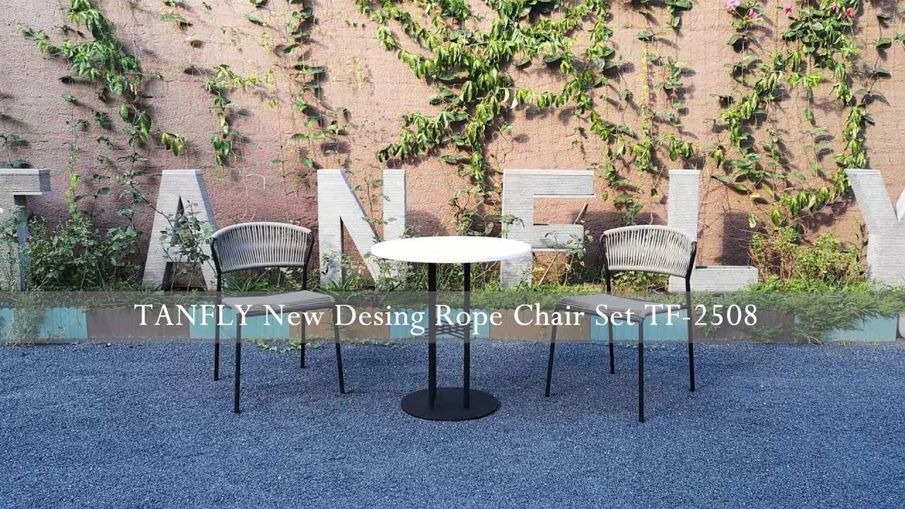 TANFLY NIEUW DESIGN ROPE STOEL SET TF-2508