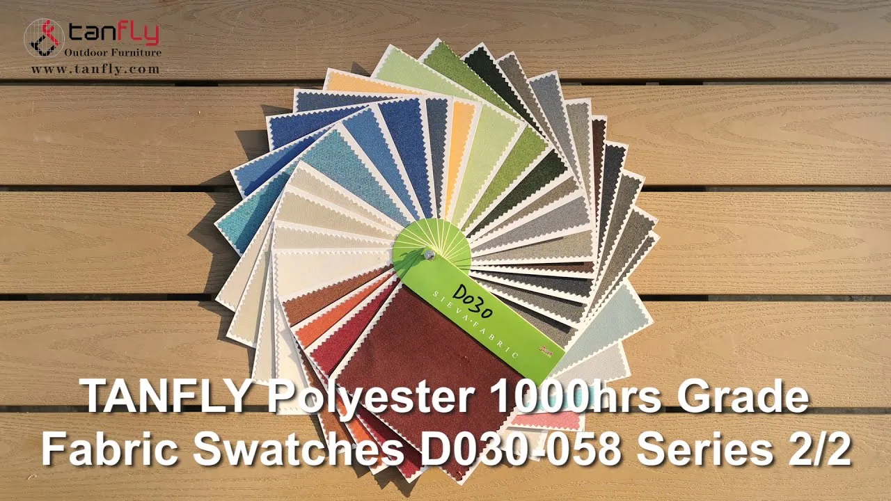 TANFLY Polyester 1000 uur kwaliteit stofstalen D030-058 Serie 2/2