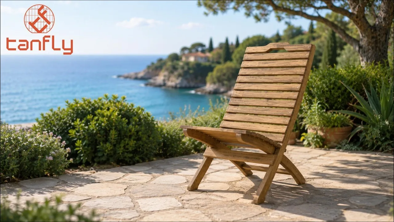 Lusso e comfort a bordo piscina con la sdraio TF-X in HDPE resistente alle intemperie.