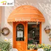 Factory Big Size Customize Window Door French Watermelon Awning Foldable Canopy Waterproof Aluminum Awning Pergola Sunshade