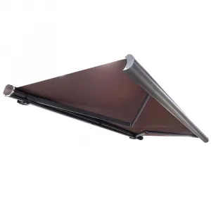 Factory Luxury Electric Big Size Waterproof Aluminum Motorised Remote Sliding Roller Pergola Canopy Roof Awning