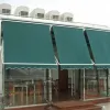 Full Cassette Retractable Folding Arm Awning Polycarbonate Awning PU Coated