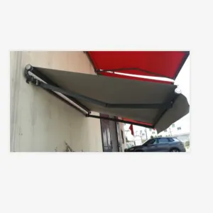 Cheap Price 2X15M Manual or Motorized Retractable Metal Tarp Awning for Patio Balcony Door Terrace Deck