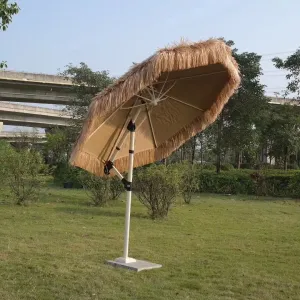Patio Umbrella Sun Customized Wood Frame Logo Outdoor Furniture