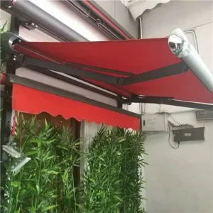 Retractable Awning Full Cassette Electric Awning with Best Design for Balcony Patio Outdoor Car Sun Shade