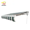 Semi Cassete Manual Remote Double Control Retractable Diy Aluminum Wind Resistant Awning
