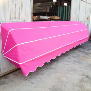 Wholesale House Window Canopy Design OEM ODM Sunshade Awning for Balcony Aluminum Alloy Frame Fabric with Commercial logo